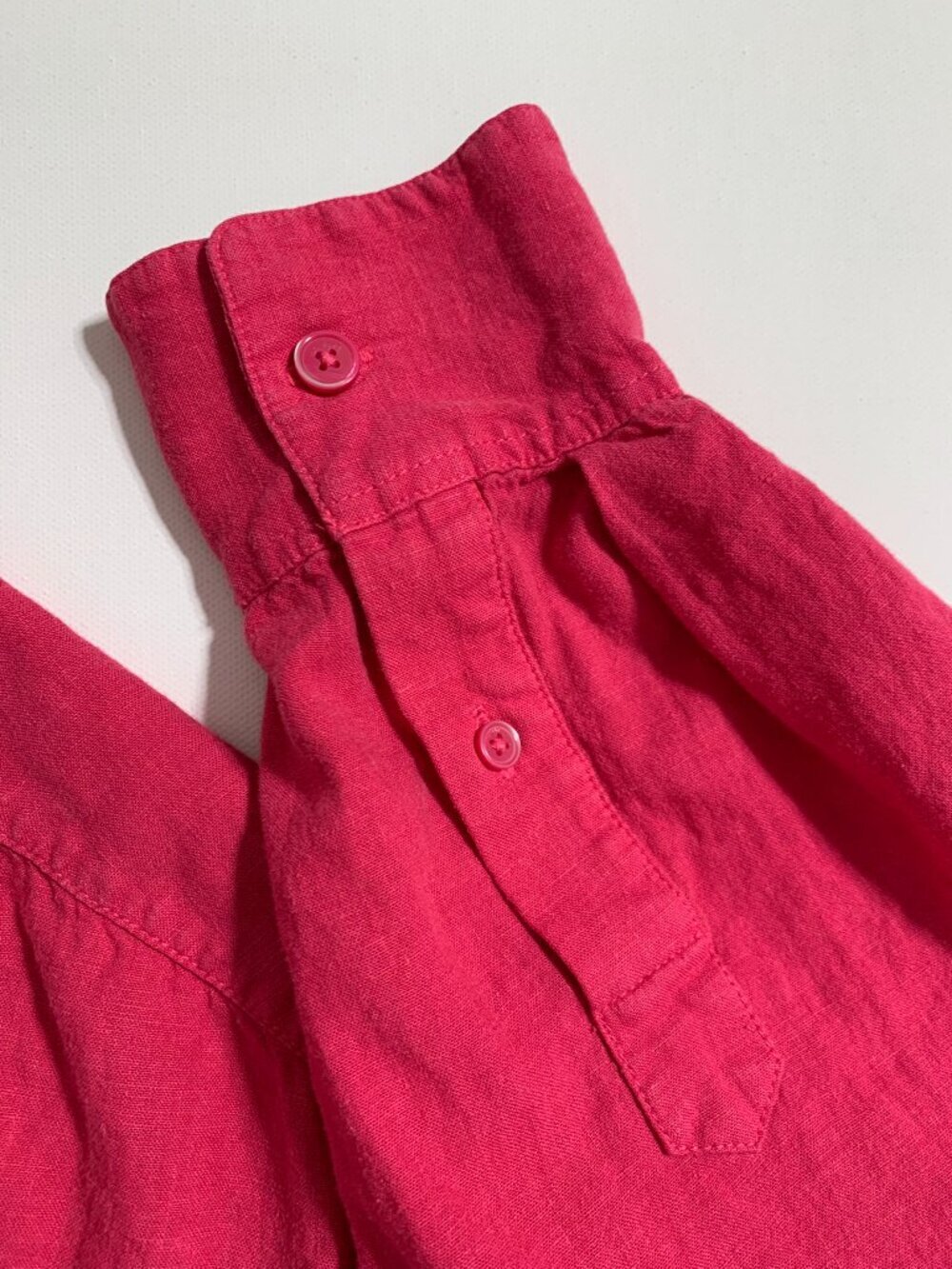 Wilfred Oversized Pink Long Sleeve Shirt Size XS Linen and LENZING Belended - Picture 8 of 10